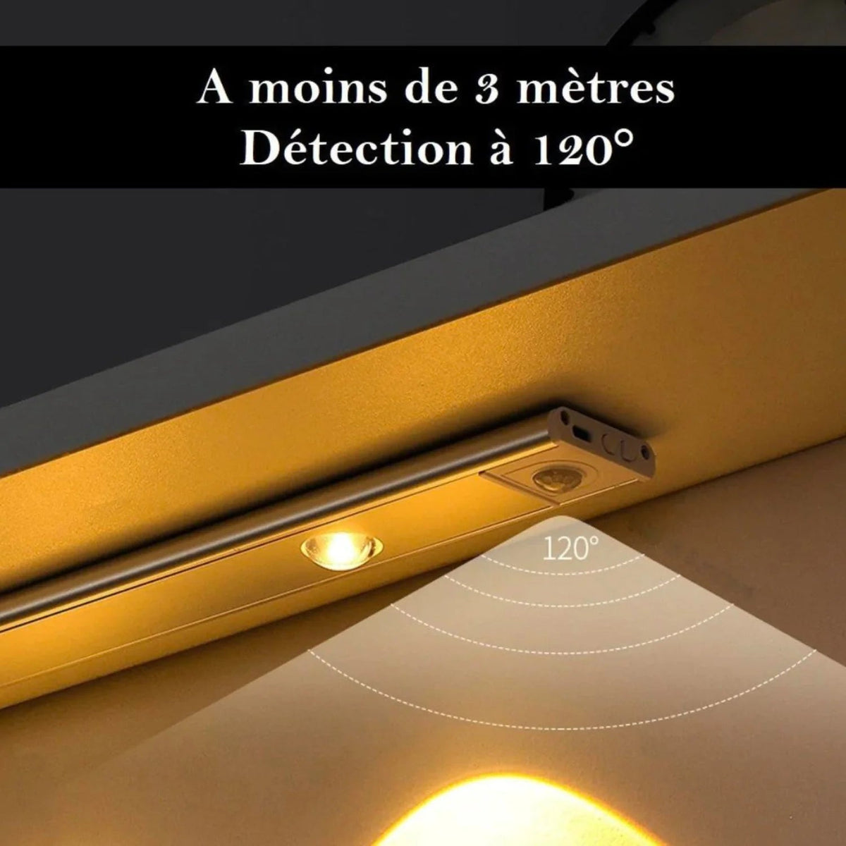 Lampe LED Sans Fil Avec Détecteur De Mouvement