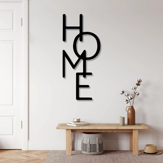 Home Sign Wall Decor, Metal Letters Home Decor, Metal Words Wall Decor, Word Art Wall Decor, Word Family Wall Decor, Foyer Wall