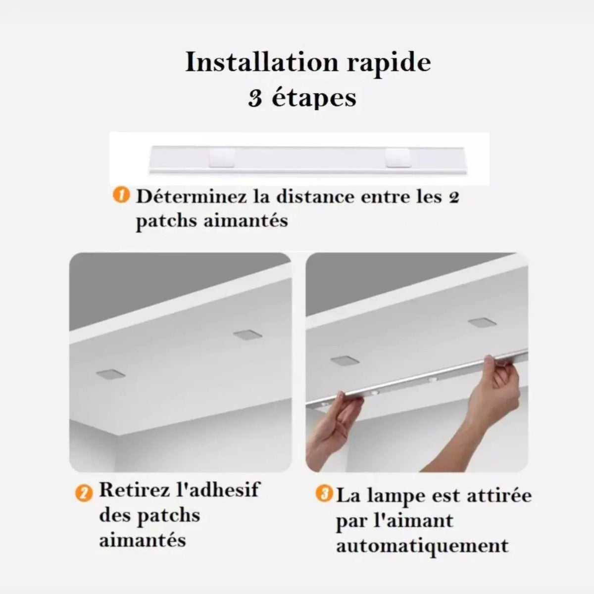 Lampe LED Sans Fil Avec Détecteur De Mouvement